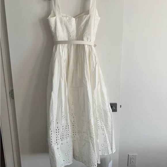 Self-Portrait White Midi Dress - Picture 9 of 13